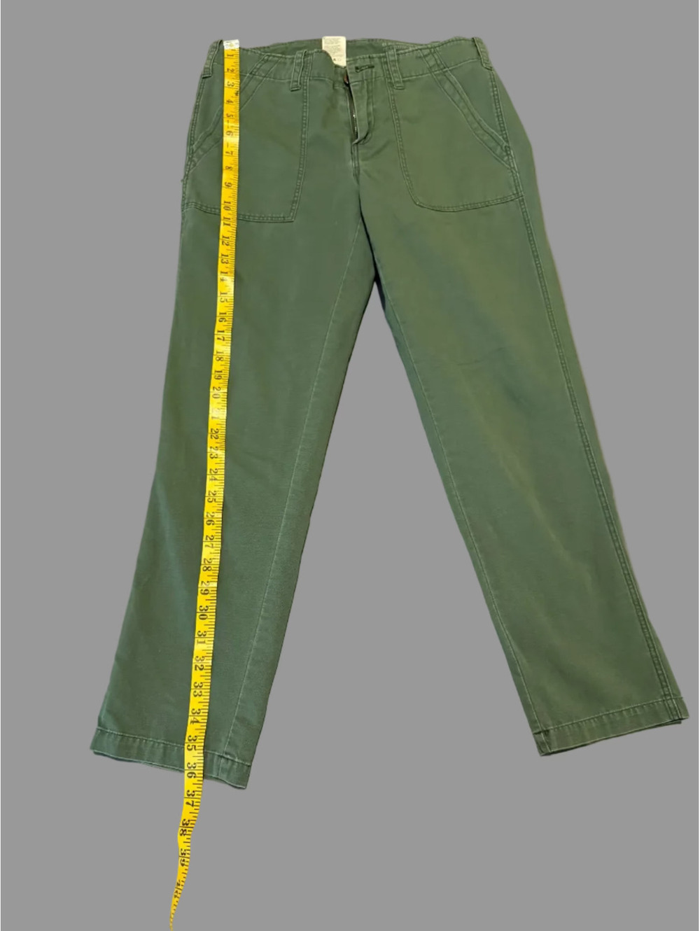 GI All Purpose Goods Olive Green Utility Pants – 100% Cotton Straight Leg
